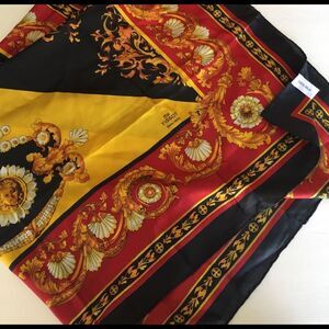 Vintage TISSOT Swiss silk scarf foulard